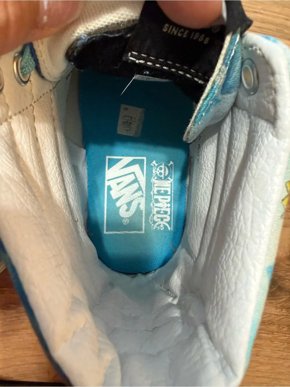 Vans x One Piece Sk8-Hi Punk Hazard Sneakers Men's 7 Women's 8.5